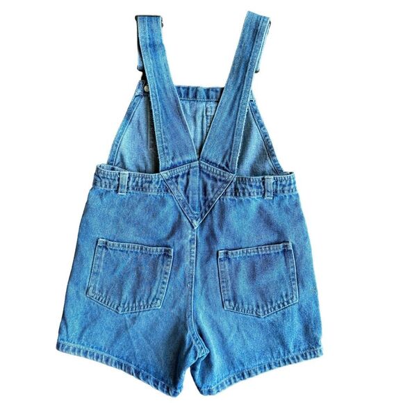 Dora The Explorer Vintage Nick Jr. Denim Embroidered Overalls Girls 4 - Picture 2 of 6